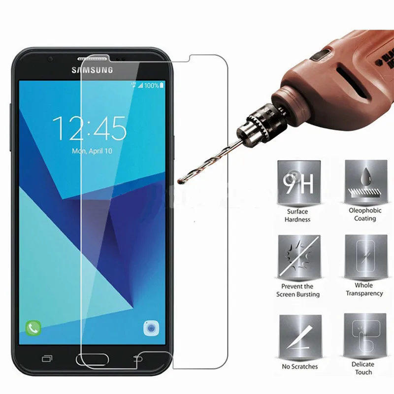 Закаленное стекло 9H для Samsung Galaxy J7 J5 J3 2016 2017 Защита экрана 2015 Prime J6 2018