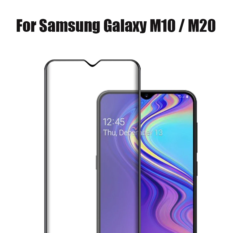 Полное покрытие закаленное Стекло для samsung Galaxy M20 взрывозащищенные Экран