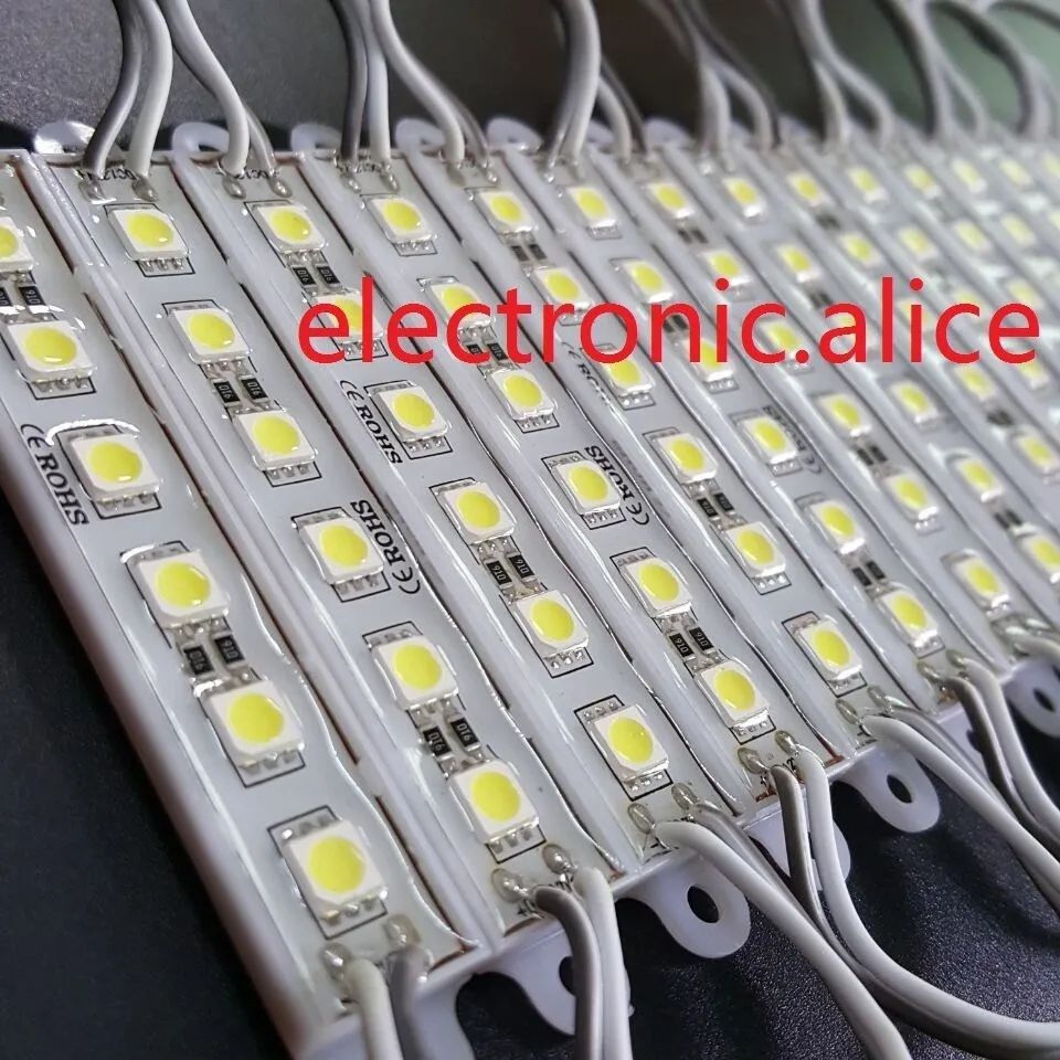 NEW 20PCS DC12V 6LED Module SMD 5050 White Sign Design | Лампы и освещение