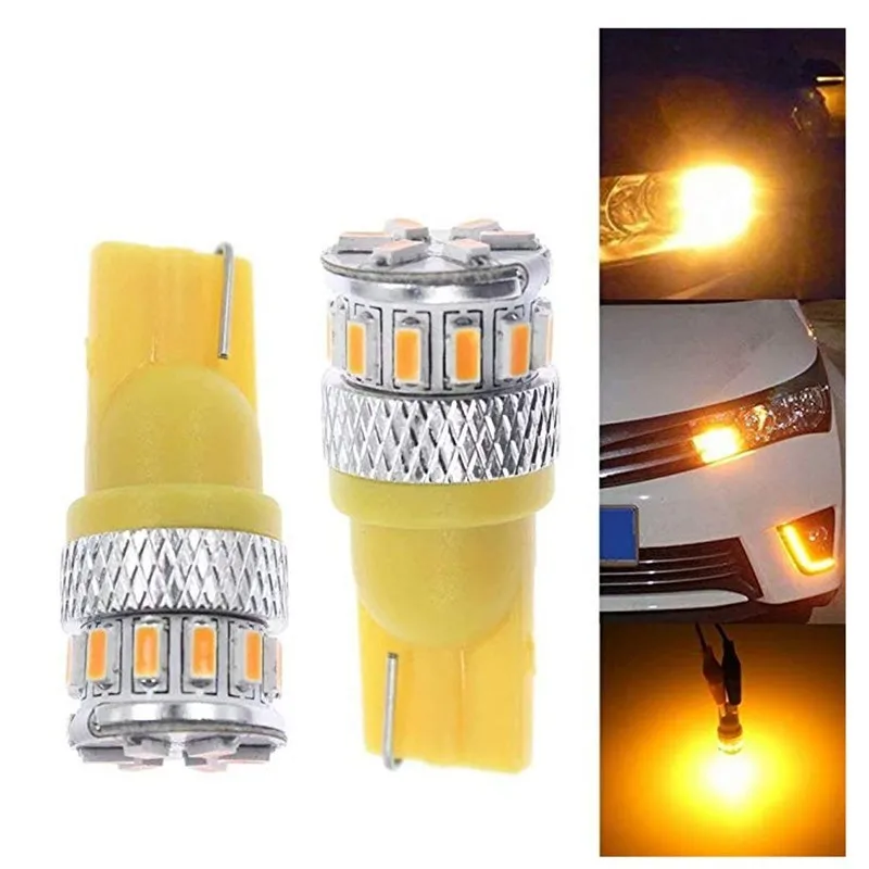 20X w5w LED T10 автобус 18SMD 3014 Супер яркий поворотный боковой номерной знак лампа