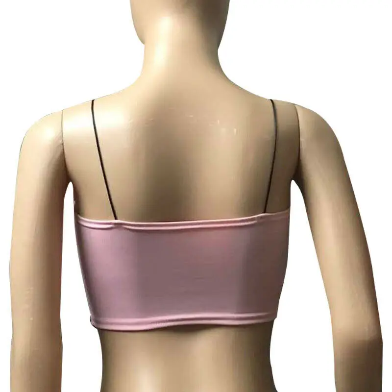 Женский Повседневный Топ на бретельках облегающий однотонный топ без рукавов