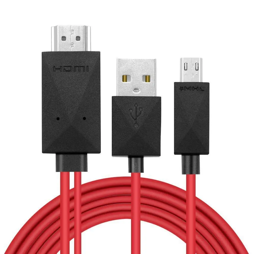 Кабель-переходник MHL Micro USB/HDMI 6 5 футов 1080P HDTV для устройств Android Samsung Galaxy S3 S4 S5 Note 3 2 -