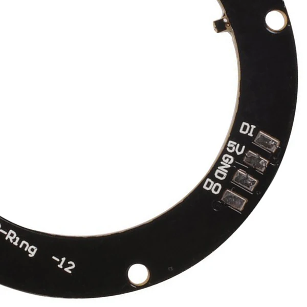 Цифровой светодиод Ws2812 Ring RGB 5050 LED интегрированный драйвер совместимый 12 LEDs-D50Mm |