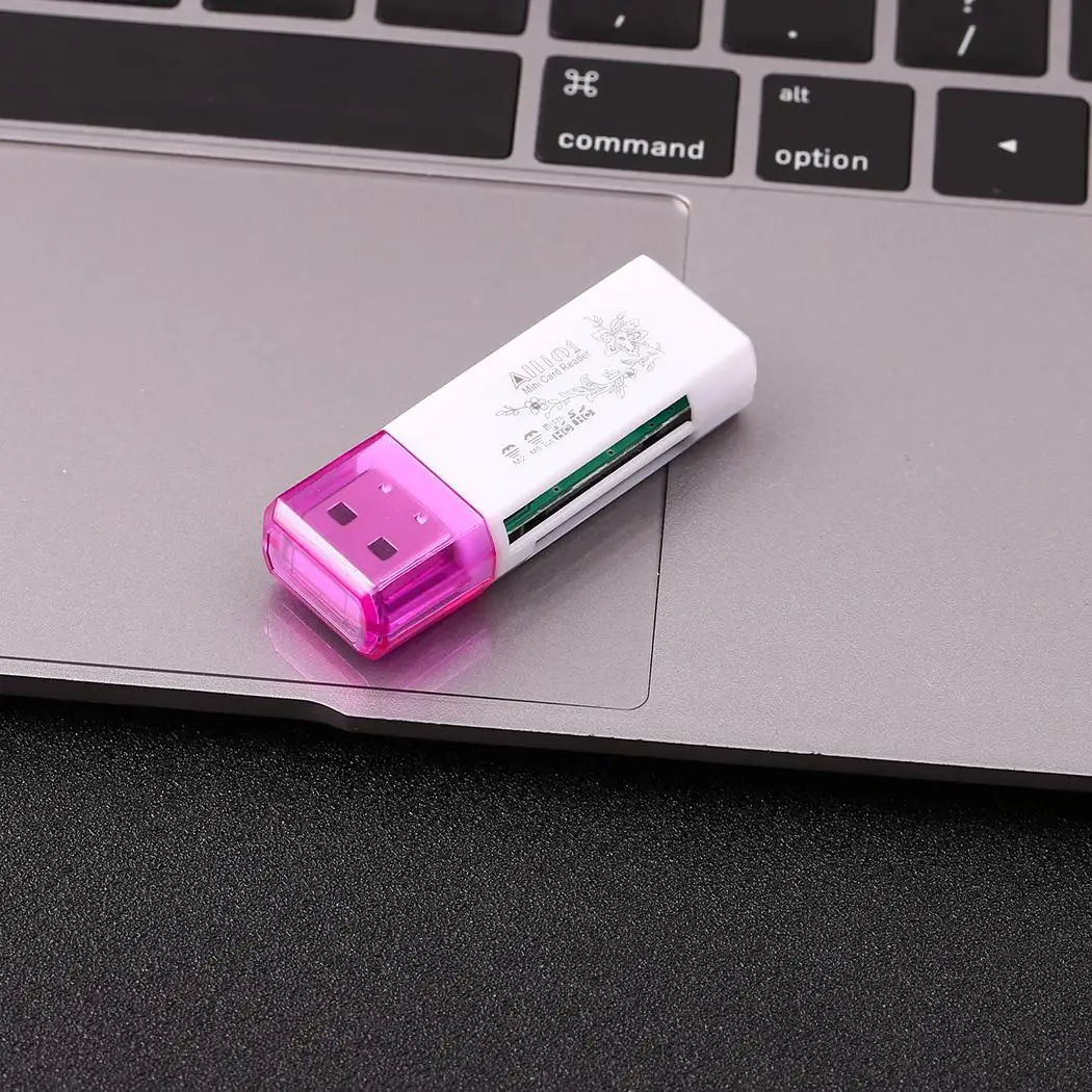 4 в 1 Мульти устройство чтения карт памяти USB2.0 общего назначения SD TF MS внешний