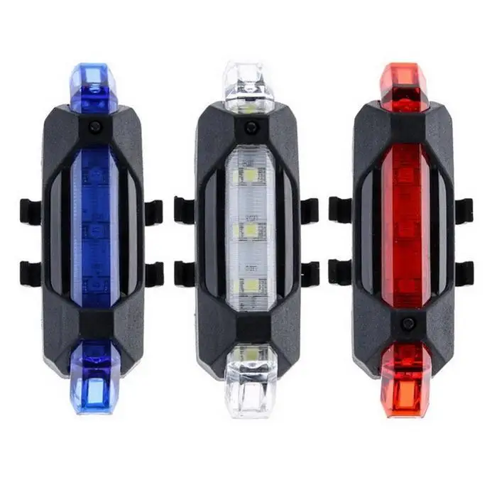 Новый портативный светодиодный USB Перезаряжаемый велосипедный фонарь для