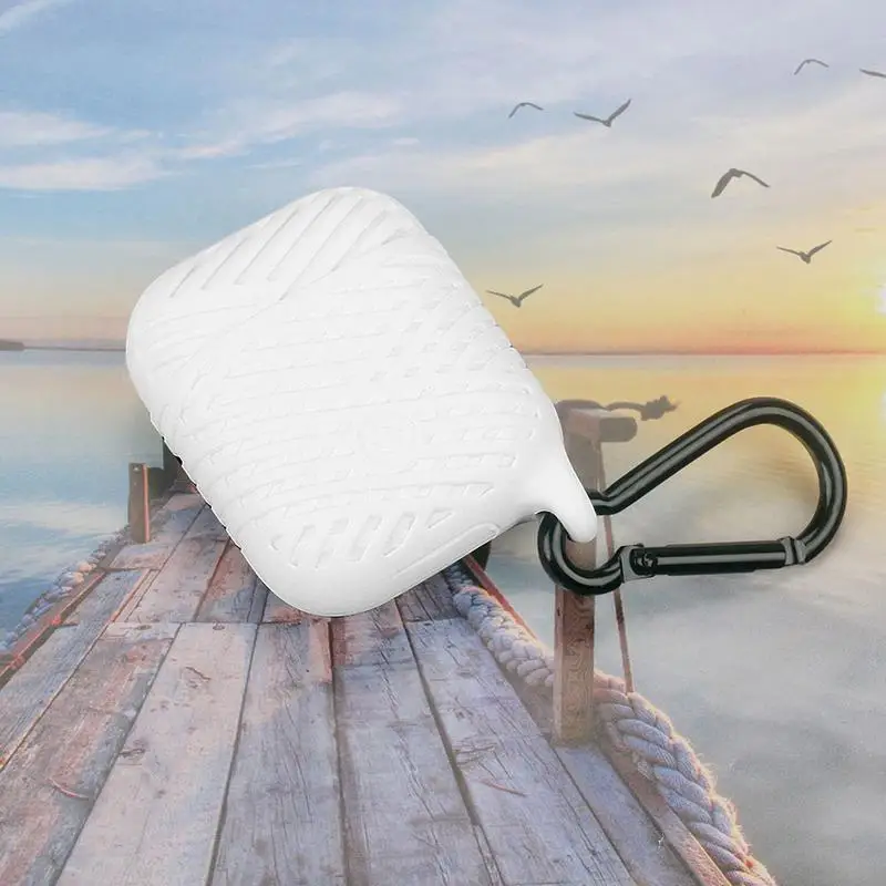 Силиконовый чехол для наушников защита от падения и пыли Bluetooth коробка хранения