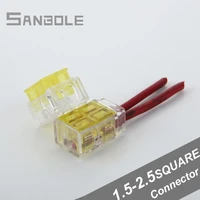 terminal blocks yellow fast wire connector avoid peeling connection dual row avoid the broken line connector 20pcs