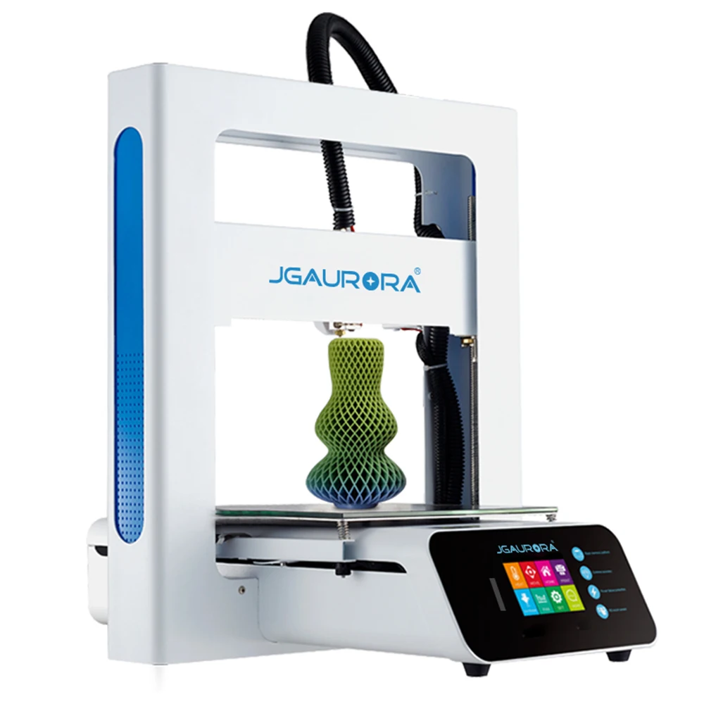 JGAURORA A3S 3D принтеры полностью металлический ЖК дисплей Дисплей Управление DIY