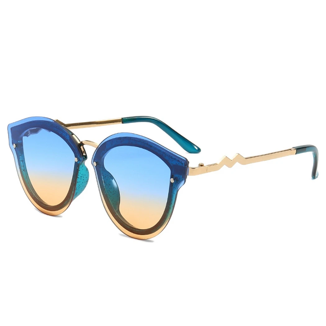 Fashion Glitter Cat Eye Sunglasses UV400 Cateye Women Vintage Gradient Shade Glasses Female Luxury Eyewear Oculos | Аксессуары для
