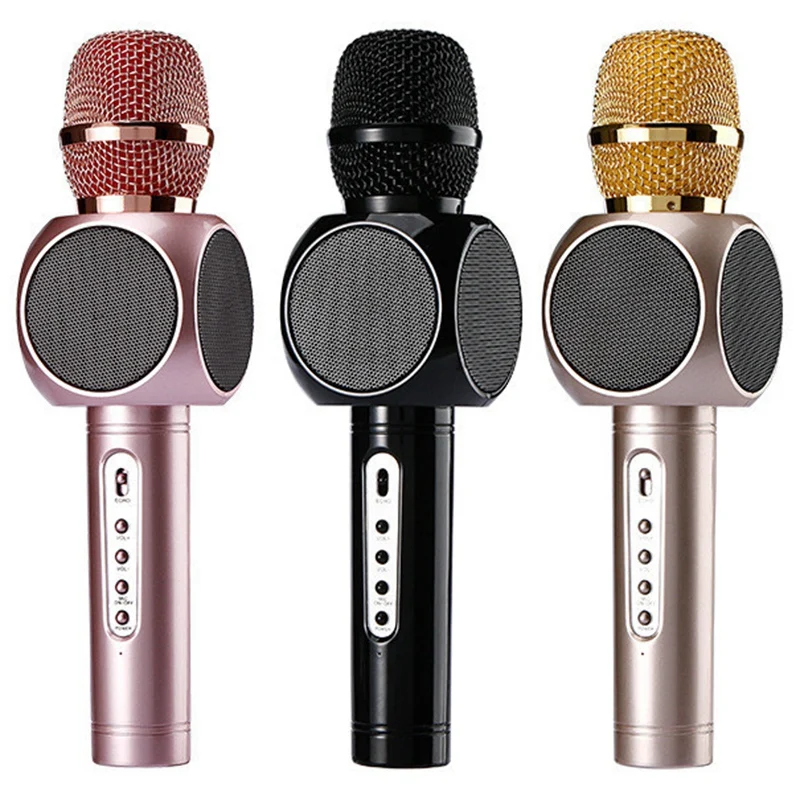 E103 беспроводной микрофон конденсатор караоке Inalambrico KTV музыкальный Bluetooth динамик