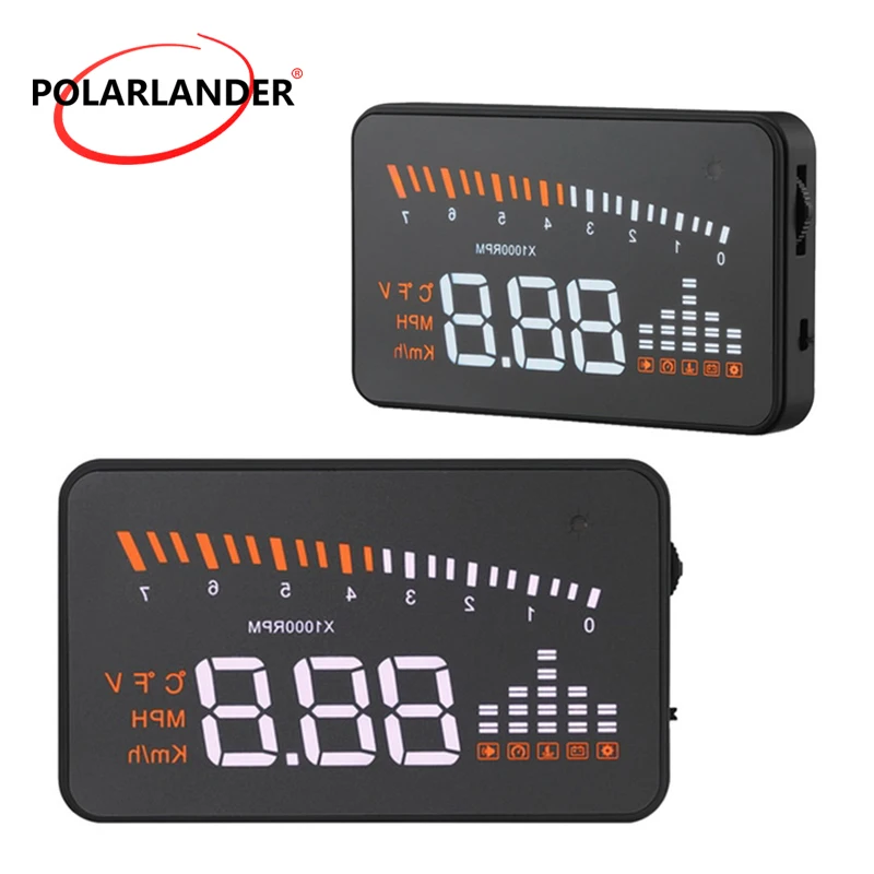 Car detector New OBD2 HUD car styling alarm system Projector 5.5 Inch Comprehensive Display Head Up | Автомобили и мотоциклы