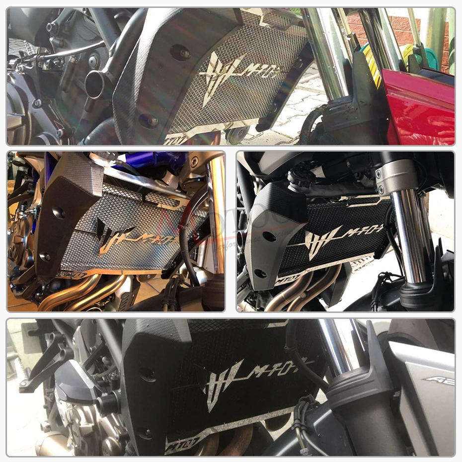 RANSOTO Высокое качество мотоцикл решетка радиатора крышка защита для Yamaha mt07 MT 07 MT-07