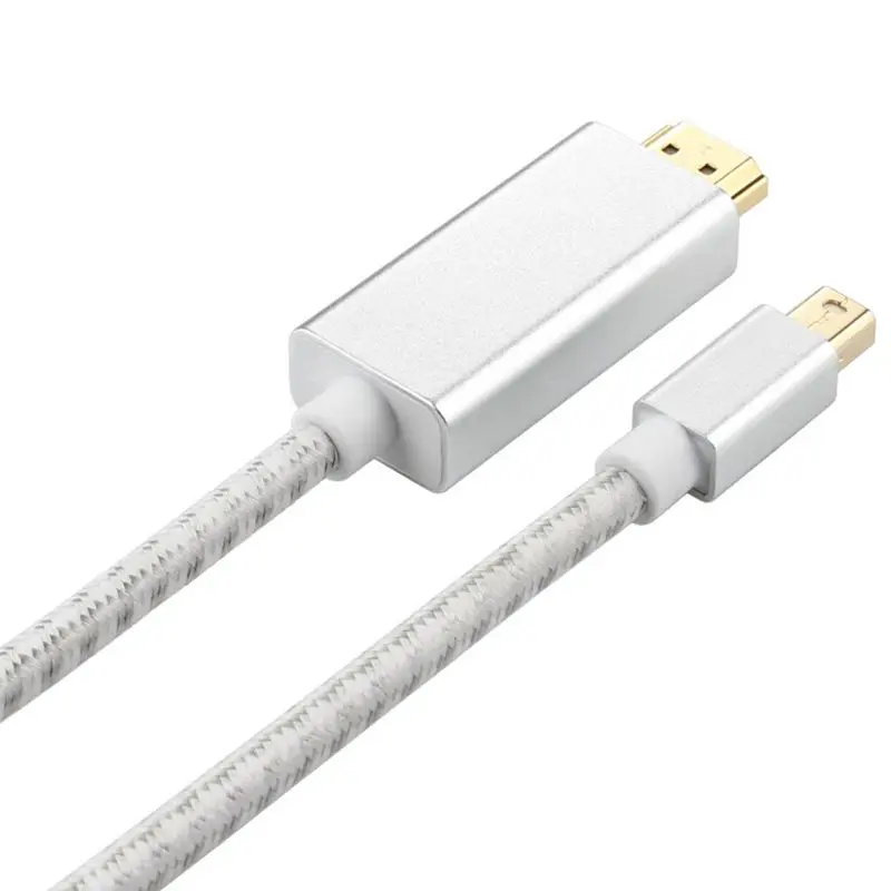 Mini DisplayPort to HDMI Cable 6 Feet - Braided DP Display Compatible Laptop PC Monitor | Электроника