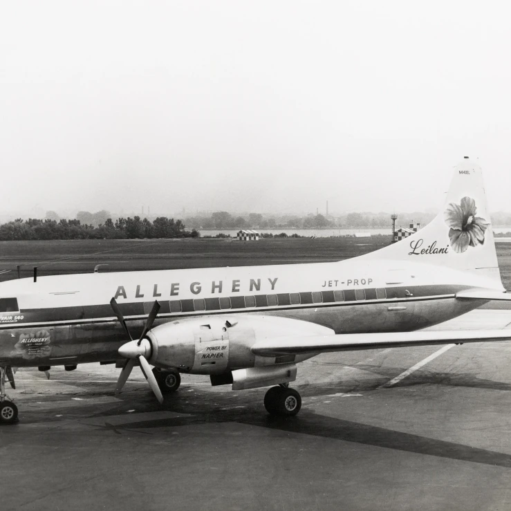 Печать плаката Allegheny Jet Prop институтом инженеров-механиков Мэри Эванс (36X24) |