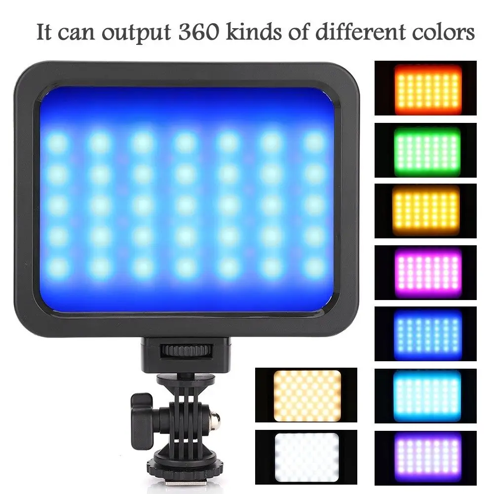 ZIFON ZF-RGB360 Multicolor And 3200K-5700K LED Video Light Lamp Photo Studio Lighting for Camera OY | Электроника