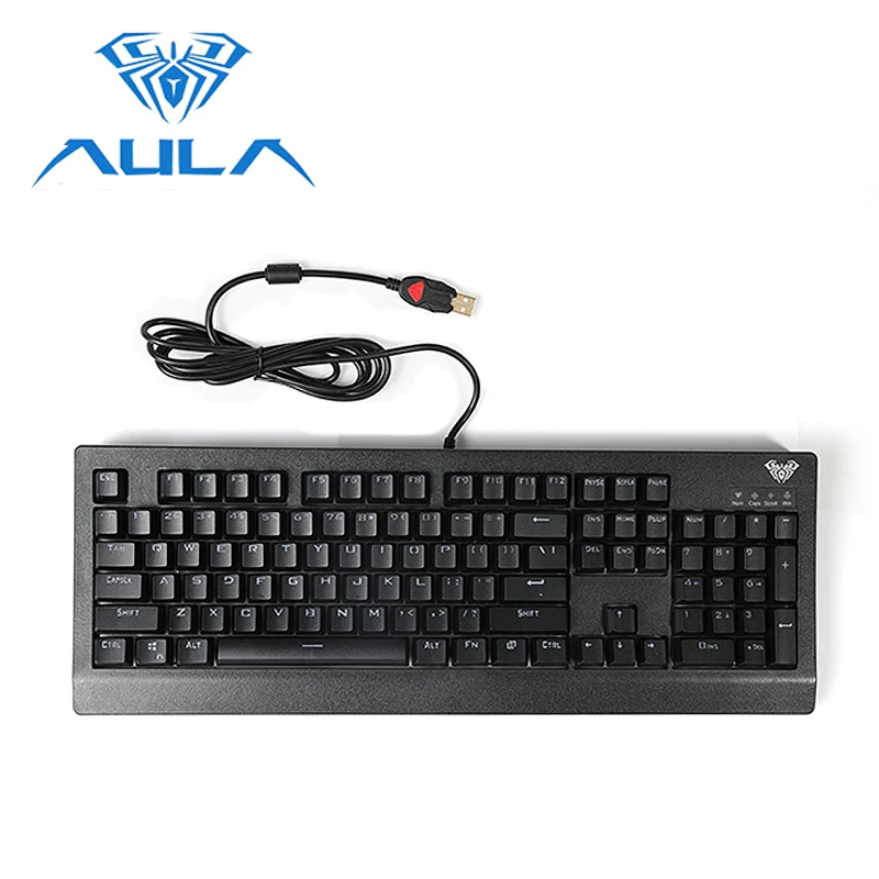 Клавиатура игровая Проводная с RGB светодиодный подсветкой и защитой от фиктивных