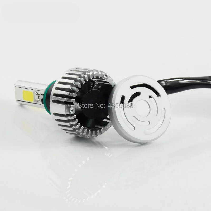 Светодиодные фары для мотоциклов H4 светодиодные лампочки 40 w 4000LM hi/lo света moto 6000 k
