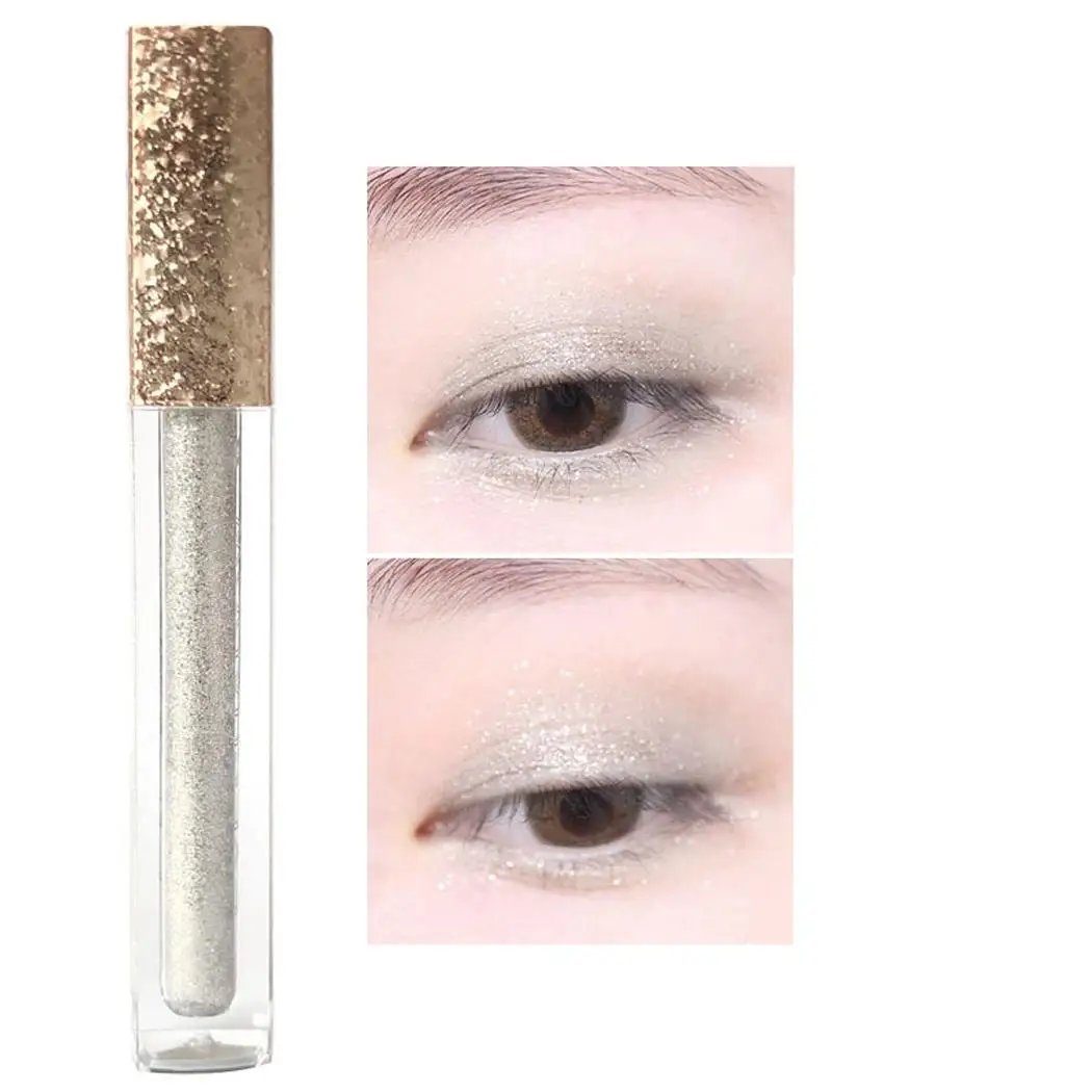 С металлическими блестками тени для век блестящая жидкая Professional makeup или