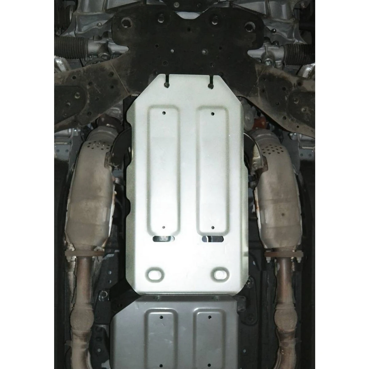 Защита КПП Rival 333.2418.1 (для Infiniti Q50 V 2.0 3.5 Hybrid 2013 н.в. алюминий 4 мм крепеж в комплекте