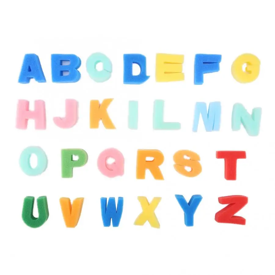 Товары для рисования Artes 26 шт. Capital Letters Kid нарисованная печать губка штамп
