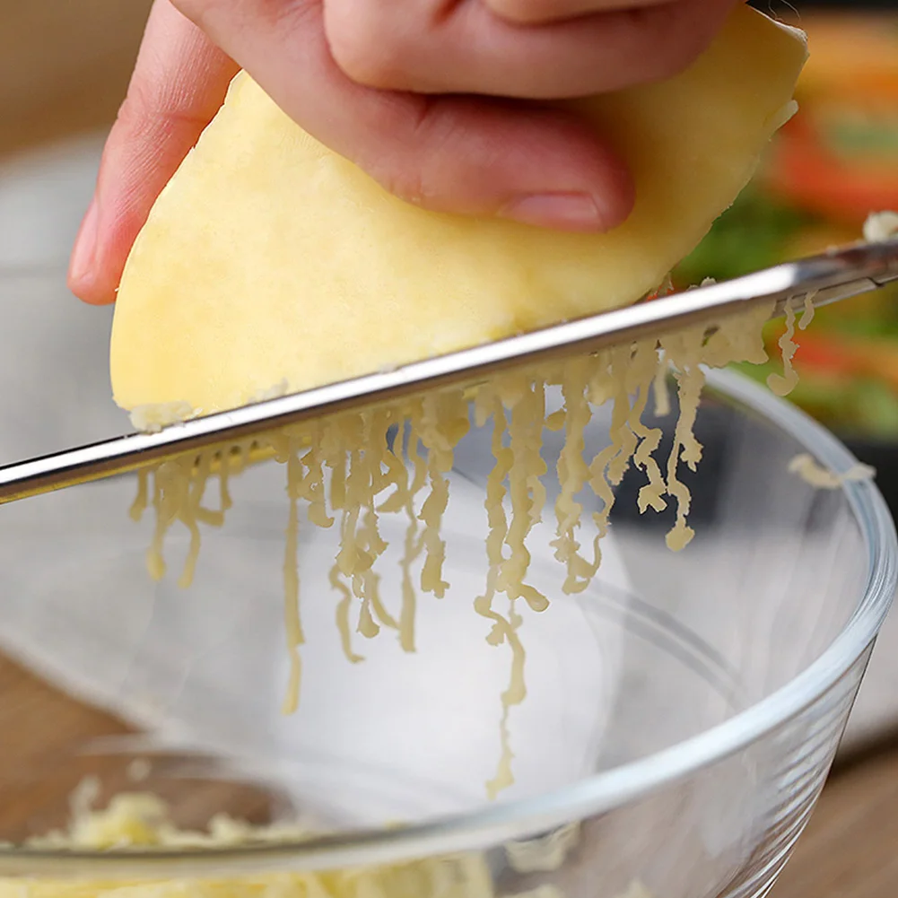 Мельница терка для сыра из нержавеющей стали с длинной ручкой овощи кухонный