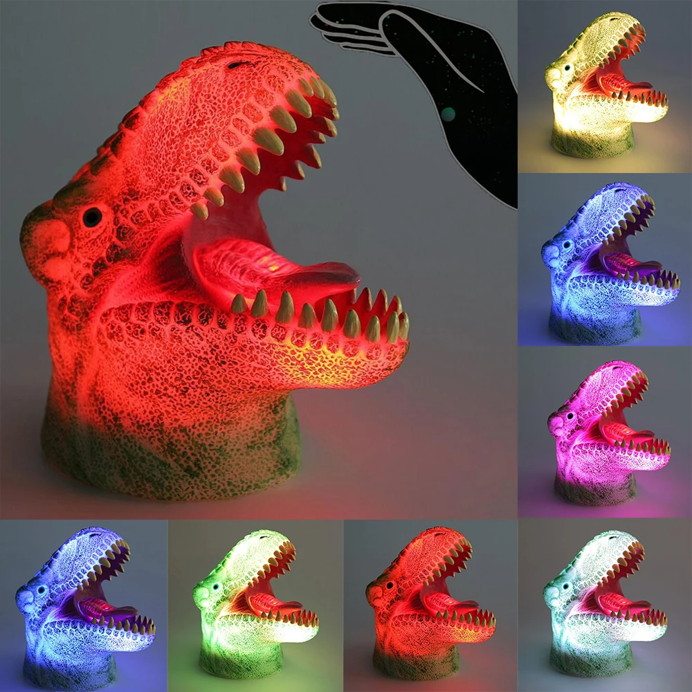 3D светодиодный ночник динозавр 7 цветов свет Chang атмосферу для дома вечерние