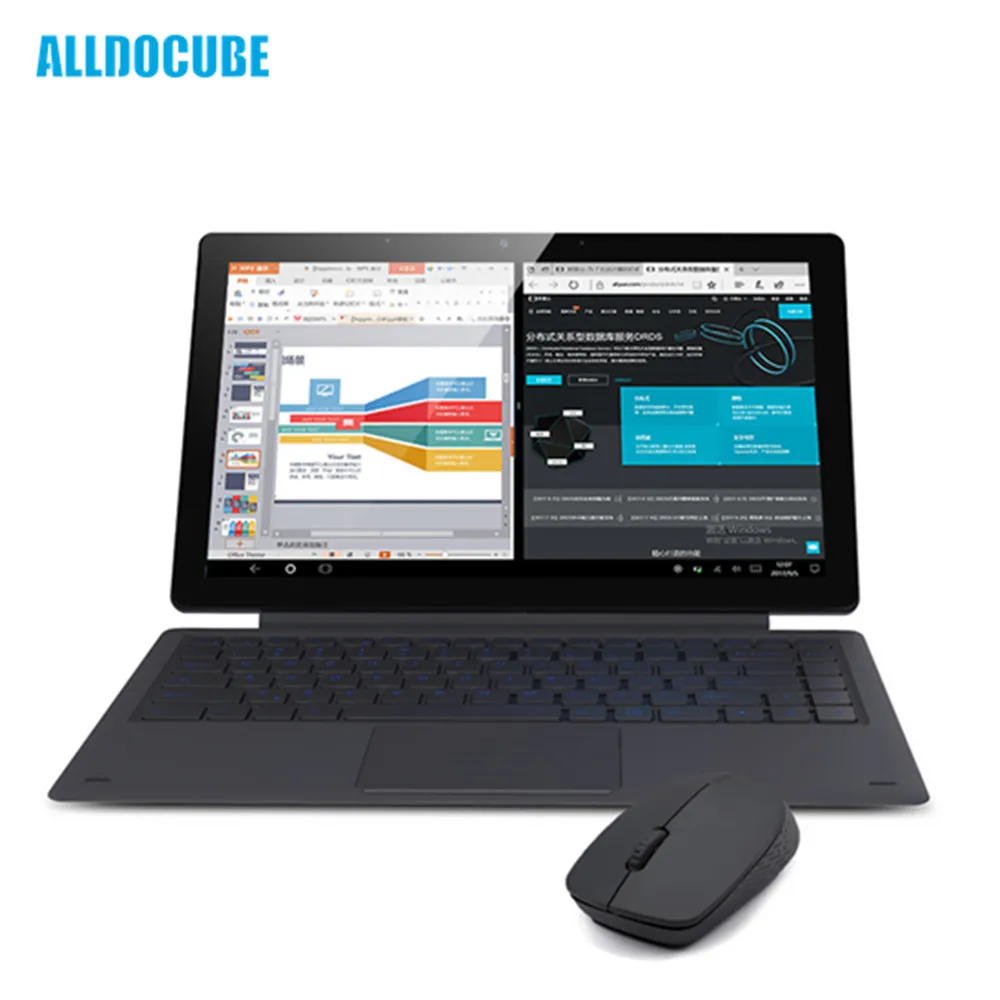 ALLDOCUBE KNote 8 2 в 1 планшетный ПК с беспроводной клавиатурой 13 3 дюймов Windows 10 Intel Core Dual