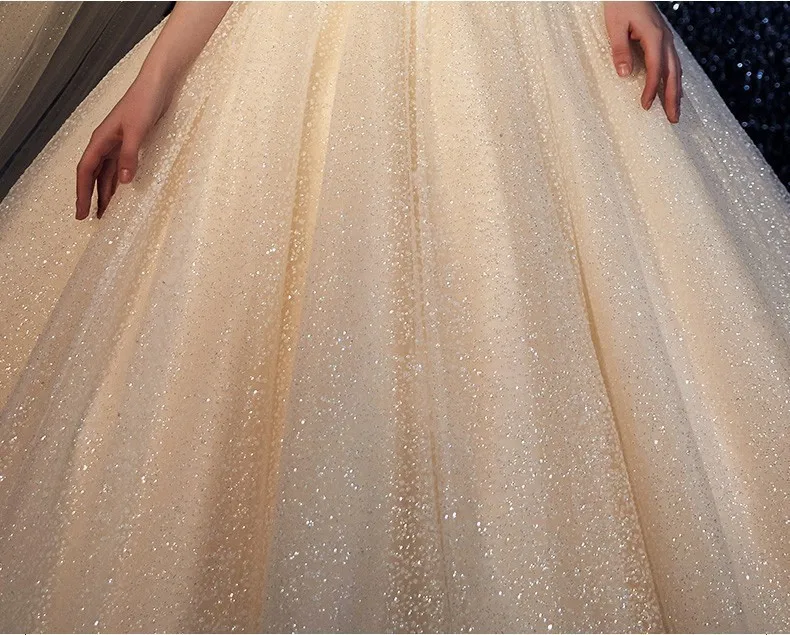 Vivian's Bridal 2019 роскошное свадебное платье с блестящими кристаллами сексуальное