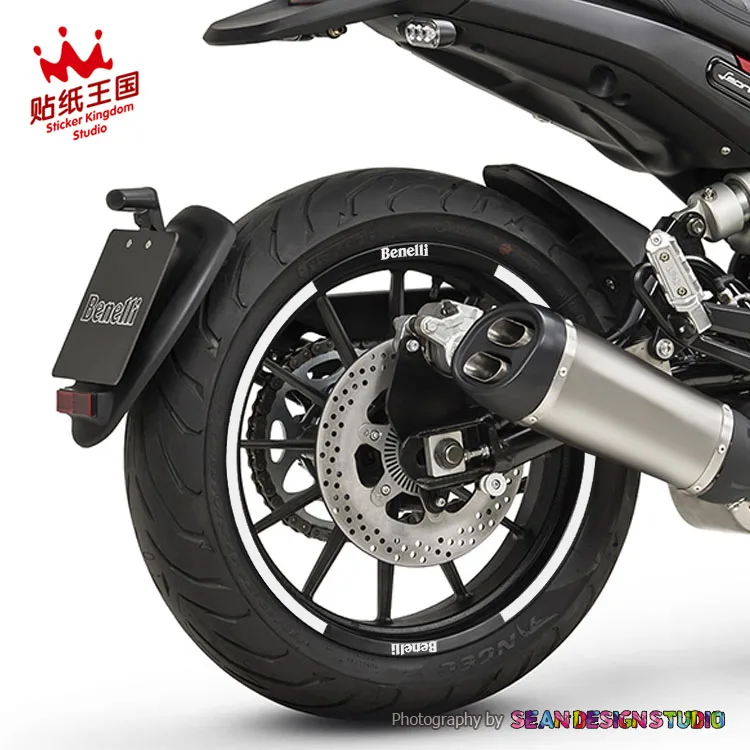 Колесные наклейки для Benelli BN 300 600 Leoncino 500 TNT899 светоотражающие полосы на обод