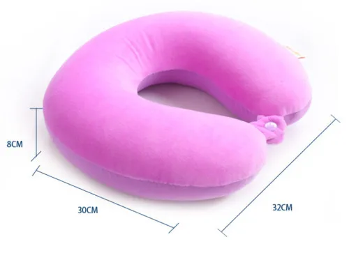 

Soft U Shaped Slow Rebound Memory Foam Travel Neck Pillow for Office Flight Traveling Cotton Pillows Head Rest Cushion