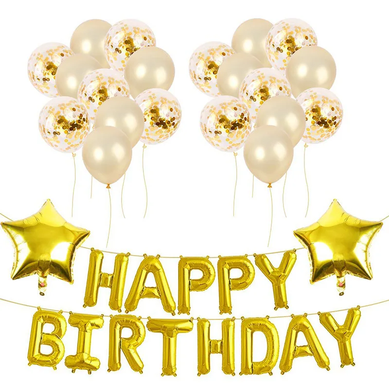 1 компл. фольга шарик для дня рождения вечерние воздушные шары украшение партии