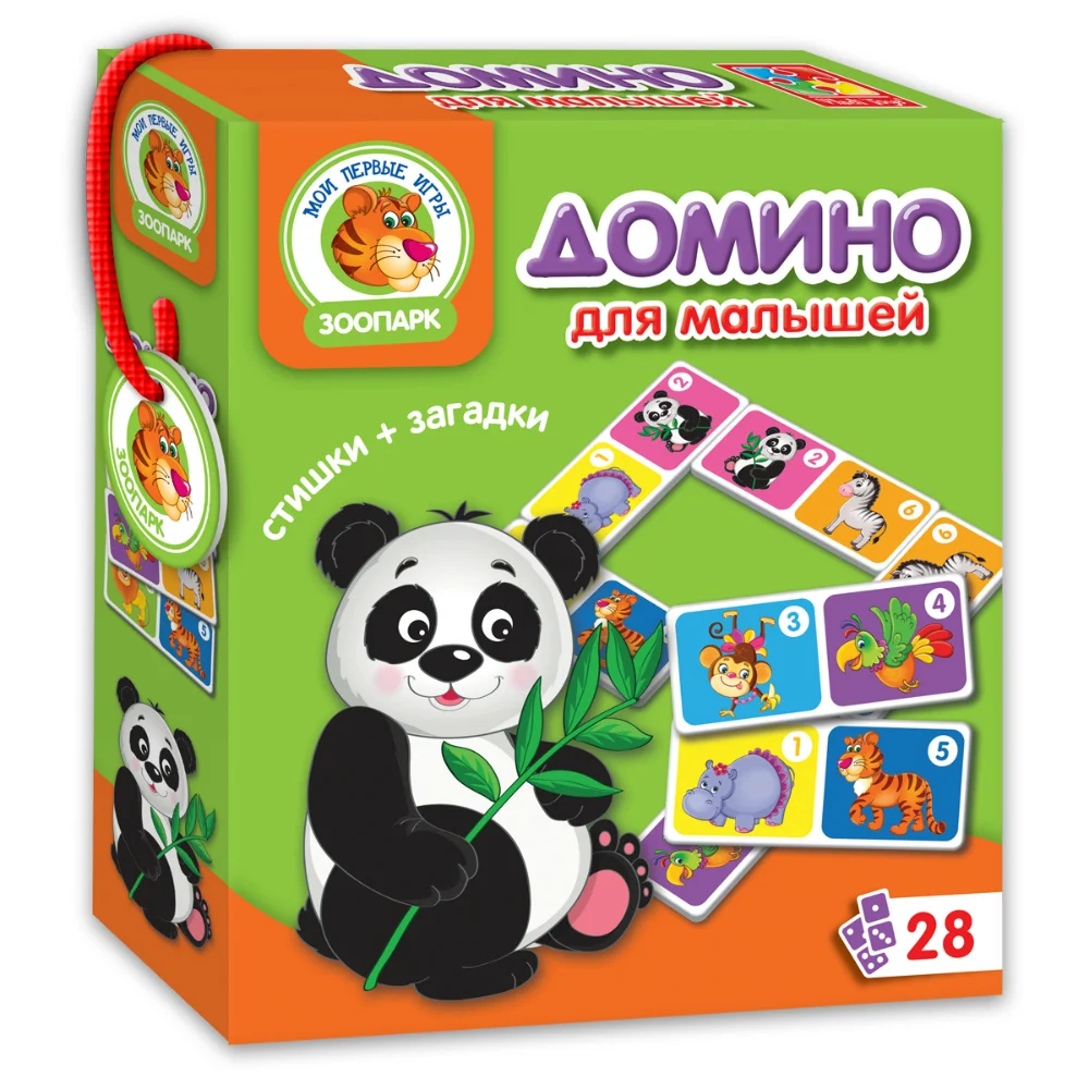Игра настольная Vladi Toys Зоопарк &quotДомино&quot|Карточные игры| |