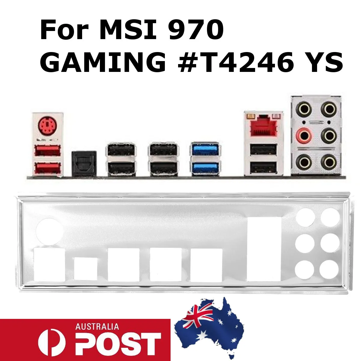 Новый кронштейн для платы ввода/вывода MSI 970 GAMING T4246 YS just shield backplate|Компьютерные