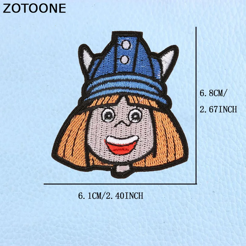 ZOTOONE мультяшный пиратский череп нашивка Значки для лодки вышитая аппликация
