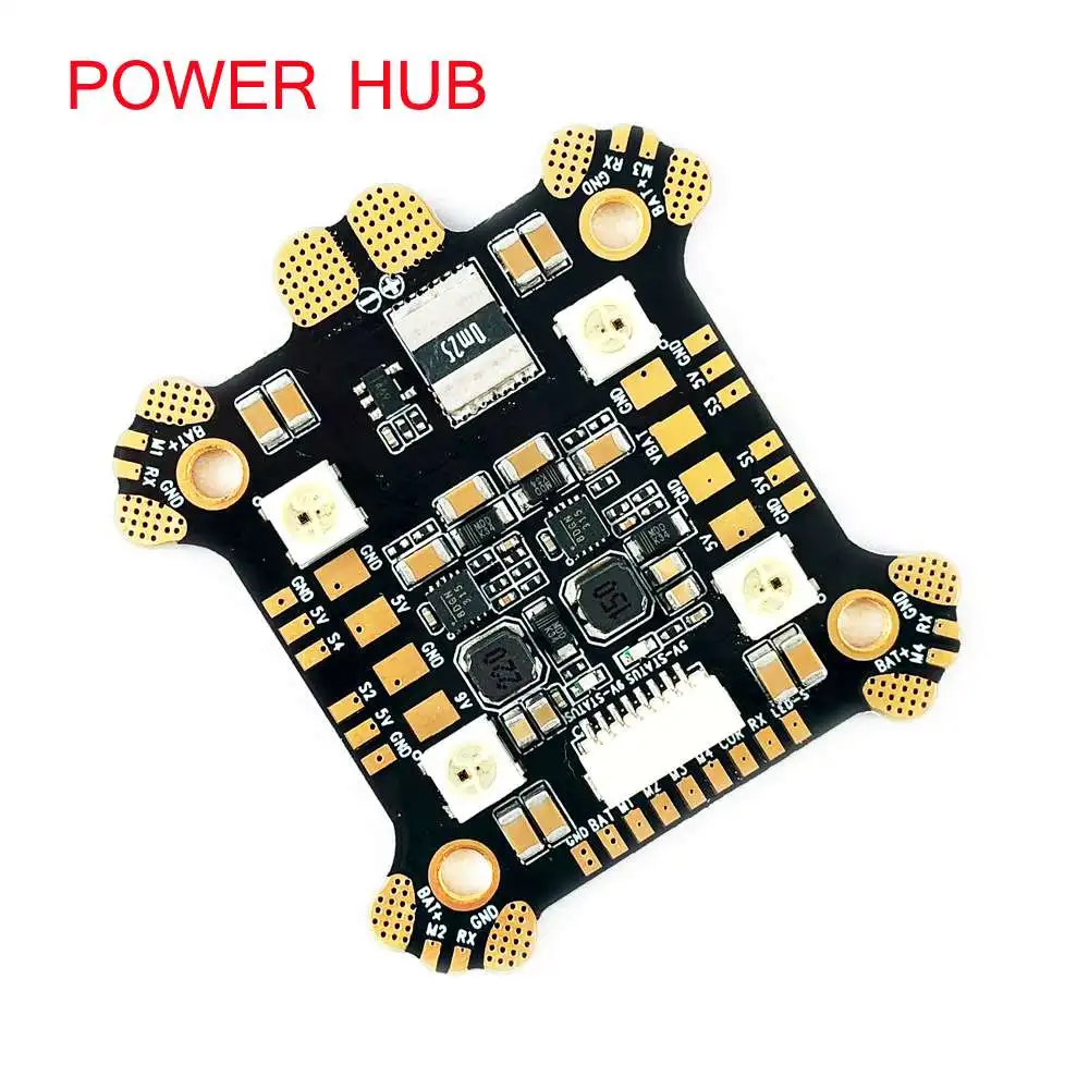 Новый FLYWOO F405 F4 Полет контроллер OSD 5 V 9 BEC ICM20689 и блок питания-светодиодный Rev1 PDB WS2812