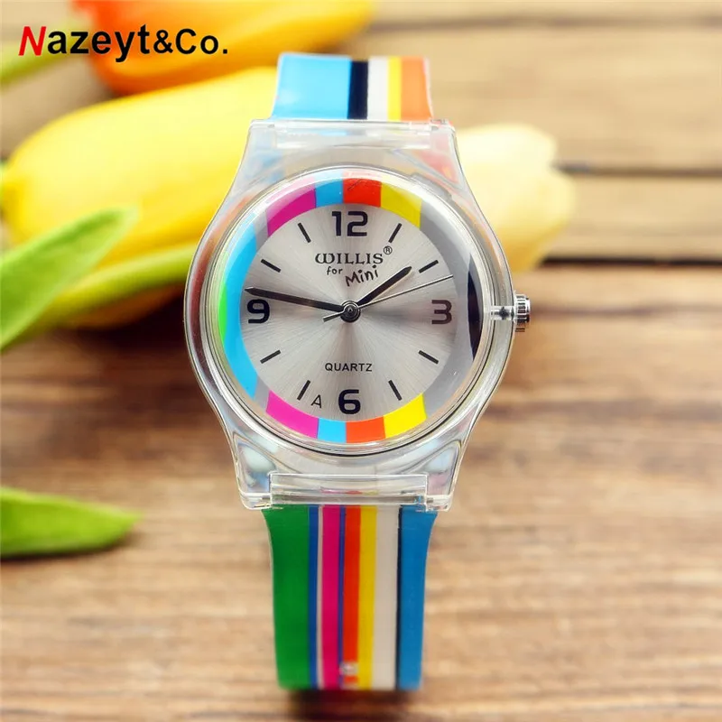 Часы Reloj femenino кварцевые для молодых девушек модные милые Повседневные детские