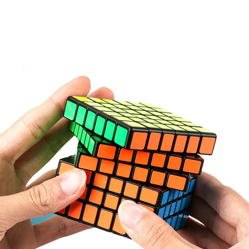 MOYU MF6 6x6x6 куб скорость 6 слоев Черный Stickerless 68 мм головоломка для детей Begginer 6x6