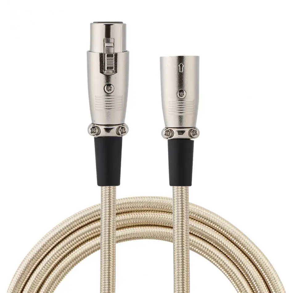 3 Pin XLR папа к Женский микрофон кабель аудио шнур провод микрофона горячая