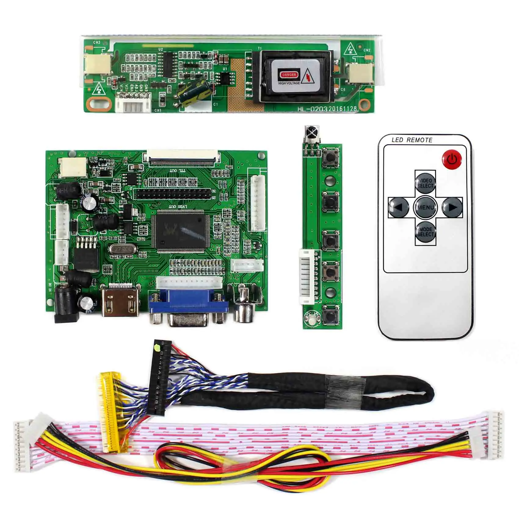 Плата контроллера HDMI VGA 2AV LCD Совместим с ЖК-экраном 15 4 дюйма 1280x800 TX39D30VC1GAA - купить