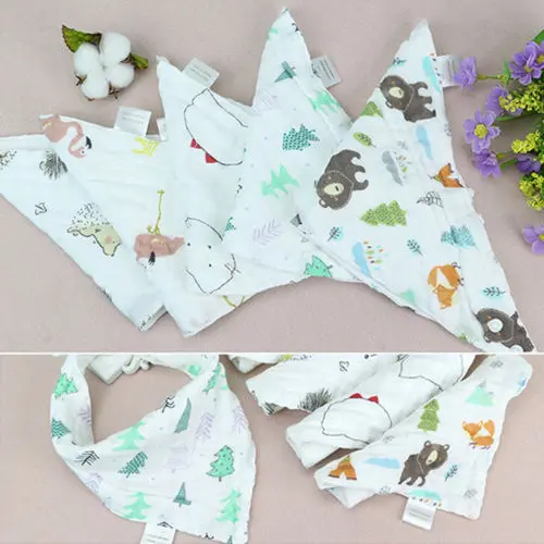 New Adjustable Saliva Towel Triangle Head Scarf Baby Girl Boy Kids Bibs Bandana Cotton | Детская одежда и обувь
