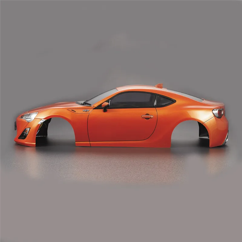 Killerbody 86 готовая RC корпус автомобиля металлический-оранжевый Печатный свет ведра