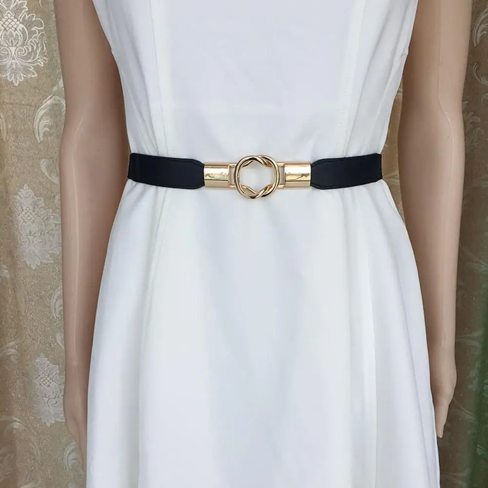 Модный Элегантный женский пояс эластичный платье ремни на бретельках красный