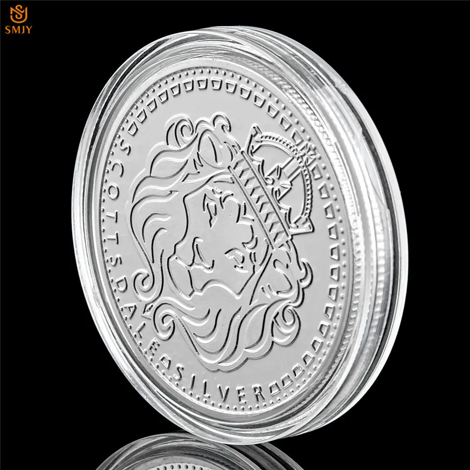 

1 Troy Oz Silver 99.9% in Omnia Paratus Scottsdal Lion King Custom Wholesale USA Commemorative Coin Collection