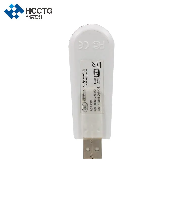 Белый Мини 13 56 МГц CCID RFID Бесконтактный USB ISO 14443 NFC кардридер ACR122T|Картридеры| |