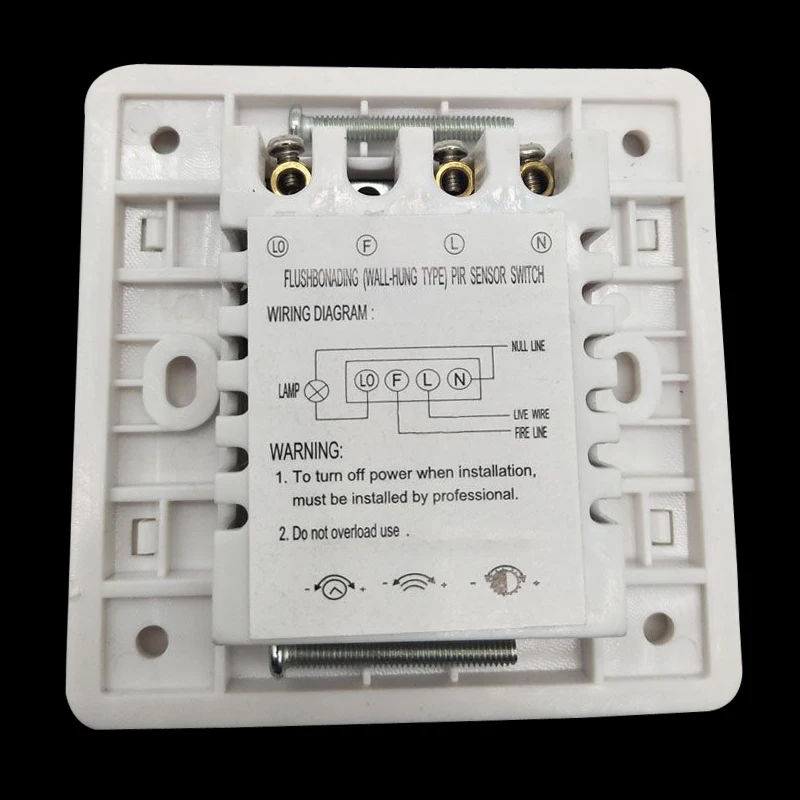 AC 220-240V 360 градусов микроволнового Сенсор светильник переключатель индукционный