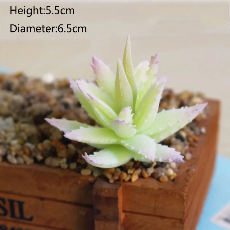 Искусственный белый растительный кактус с алоэ|Искусственные и сухие цветы| |