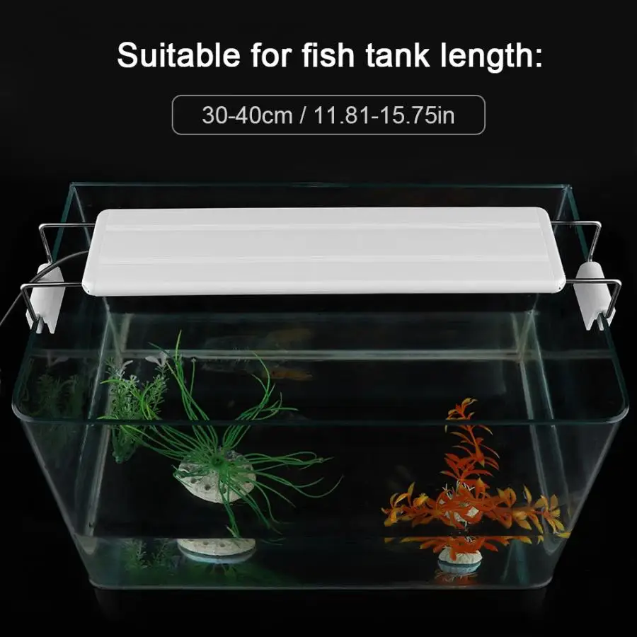 Swimming Pool Light Clip-On Aquarium Mini LED Extendable Fish Tank Lamp EU Plug 220V | Лампы и освещение