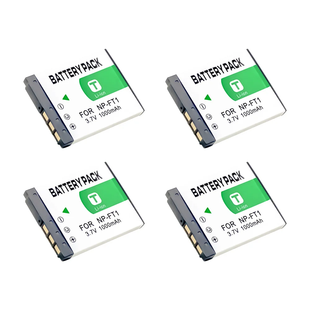 4 Pack аккумуляторная батарея + USB зарядное устройство для SONY NP FT1 Cybershot DSC T33 T11 T10 M1