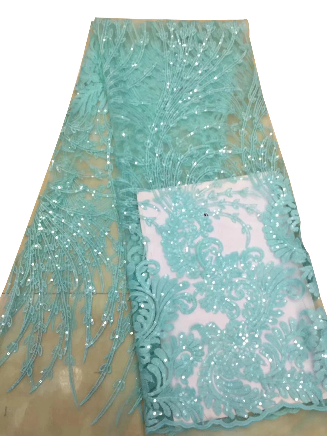 5yards Guangzhou lace textile material fabric 100% polyester french for garment dp | Дом и сад