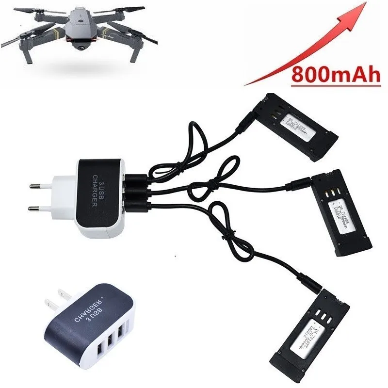 Зарядное устройство Lipo 800 мАч 3 7 в для E58 S168 JY019 запасные части радиоуправляемого
